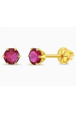 Or 14K Boucle d'oreille vissée Or 14K