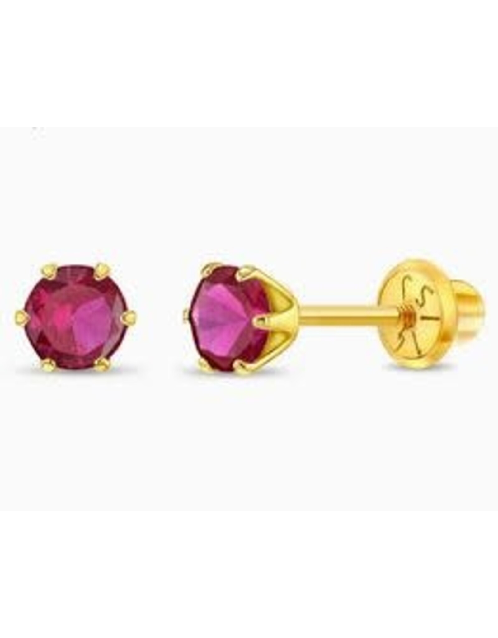 Or 14K Boucle d'oreille vissée Or 14K