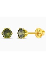 Or 14K Boucle d'oreille vissée Or 14K