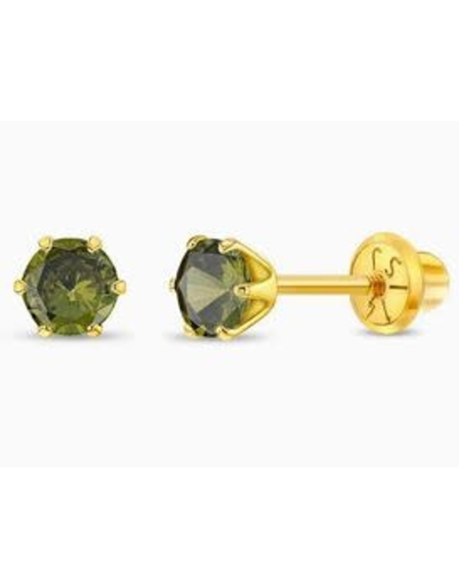 Or 14K Boucle d'oreille vissée Or 14K