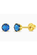 Or 14K Boucle d'oreille vissée Or 14K