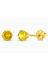 Or 14K Boucle d'oreille vissée Or 14K