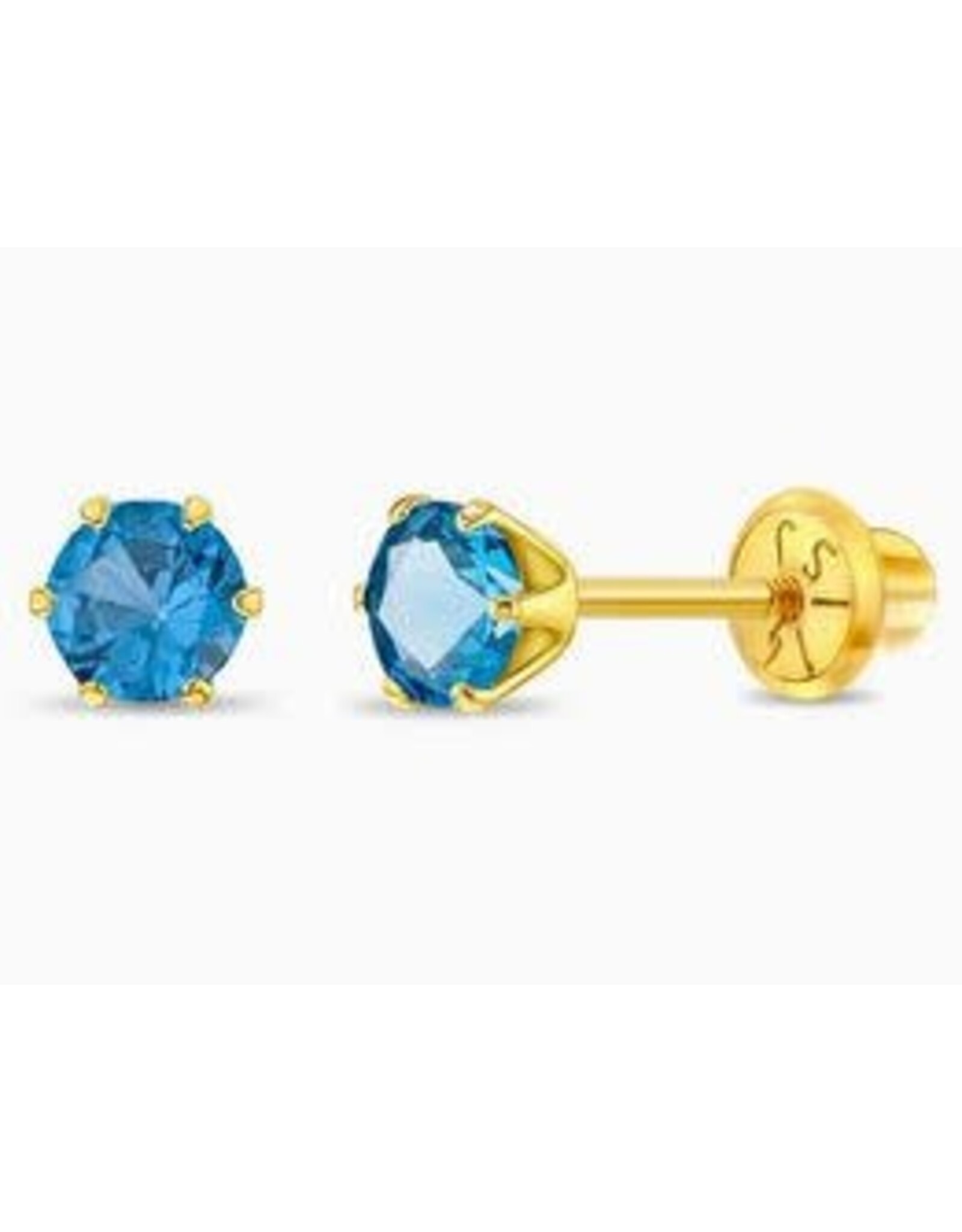 Or 14K Boucle d'oreille vissée Or 14K