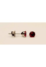 Boucle d'oreille à Papillon Griffée Titanium