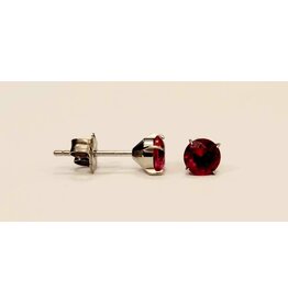 Boucle d'oreille à Papillon Griffée Titanium