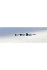 Boucle d'oreille à Papillon Round Titanium