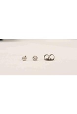 Boucle d'oreille à Papillon Round Titanium