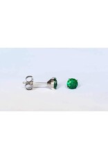 Boucle d'oreille à Papillon Griffée Titanium