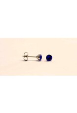 Boucle d'oreille à Papillon Griffée Titanium