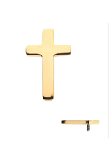Embout Threaded Titanium Croix Gold