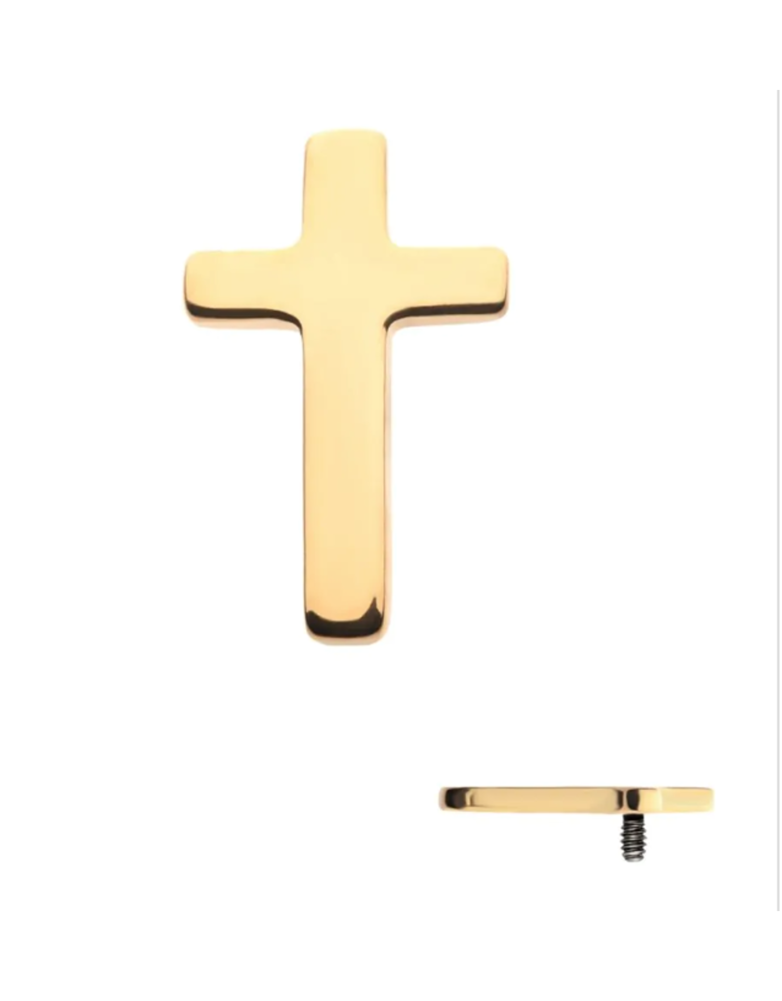 Embout Threaded Titanium Croix Gold