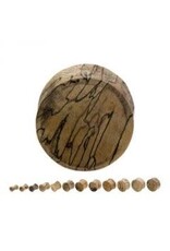 Wood Plug Bois pâle Marbré