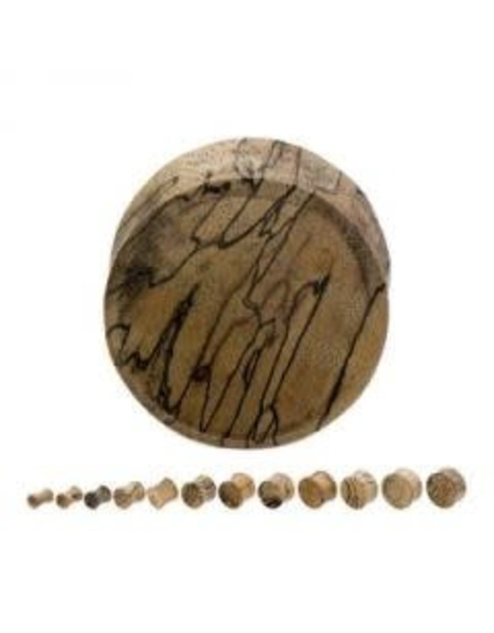 Wood Plug Bois pâle Marbré