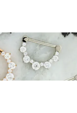 Stainless Clicker Sein 9 pierres 14G/14mm