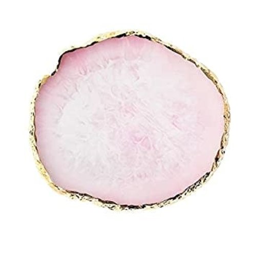 Nail Art pink resin round plate Nail Art pink resin round plate