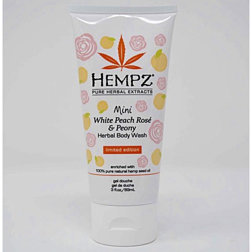 Hempz Hempz Body Wash 89ml  White Peach Rose and Peony