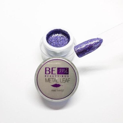 Bemi Beauty Box Metal Leaf Gel Amethyst Bemi Beauty Box Metal Leaf Gel Amethyst