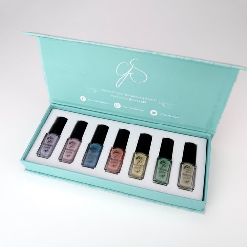 Clear Jelly Stamper Canada Small Polish Kit (7 Colors) Vintage Clear Jelly Stamper Canada Small Polish Kit (7 Colors) Vintage