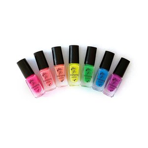 Clear Jelly Stamper Canada Small Polish Kit (7 Colors) Neon
