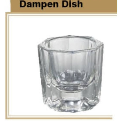 Golden Devon Glass Dappen Dish Golden Devon Glass Dappen Dish