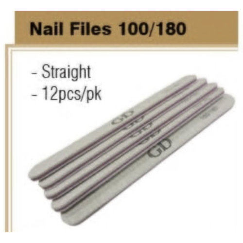 Golden Devon GD Nail Files 100/180 12 pack