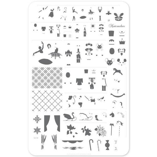 Clear Jelly Stamper Canada Steel Stamping Plate (14cm x 9cm) CJS C-22 Nutcracker Christmas Clear Jelly Stamper Canada Steel Stamping Plate (14cm x 9cm) CJS C-22 Nutcracker Christmas
