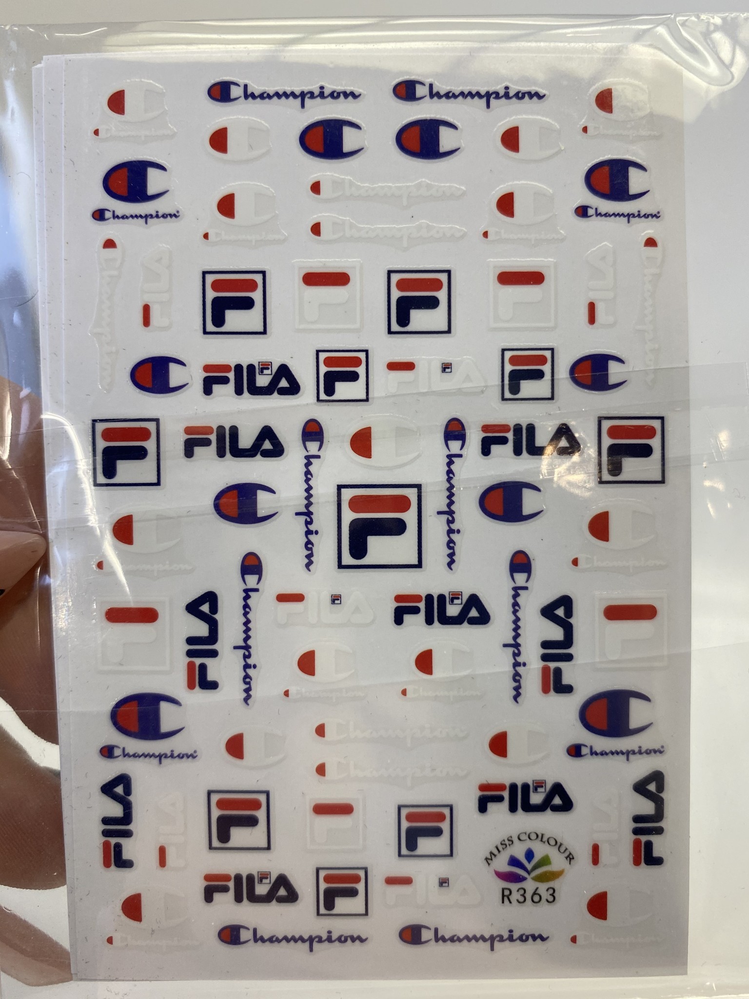 Champion Fils Stickers Atlantic Nail Supply