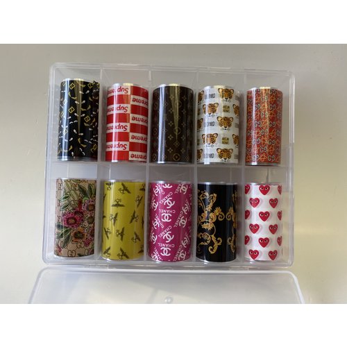 Nail Art Designer Foil 10pk #3 Nail Art Designer Foil 10pk #3