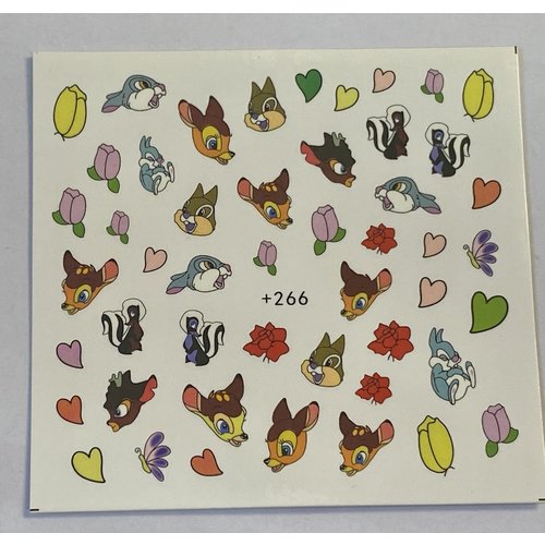 Nail Art Character & Anime Stickers Bambi 266 Nail Art Character & Anime Stickers Bambi 266