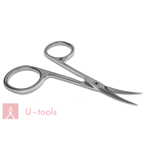 U-Tools Cuticle Scissors with Curved Blades model OS–100 – blades 25 mm #425