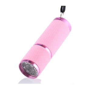 Nail Art Mini LED Curing Flash Light Pink