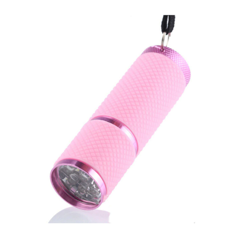 Nail Art Mini LED Curing Flash Light Pink Nail Art Mini LED Curing Flash Light Pink