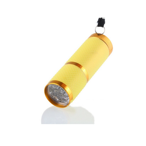 Nail Art Mini LED Curing Flash Light Yellow Nail Art Mini LED Curing Flash Light Yellow
