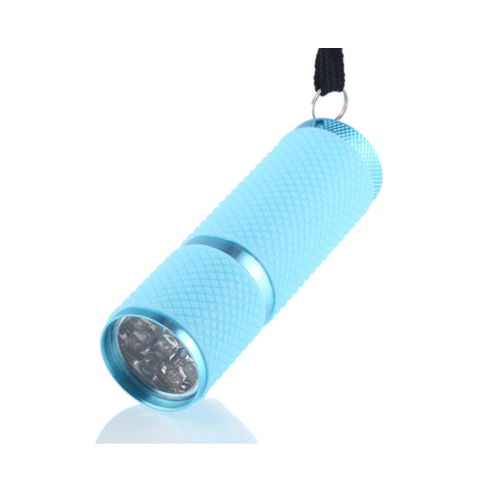 Nail Art Mini LED Curing Flash Light Blue Nail Art Mini LED Curing Flash Light Blue