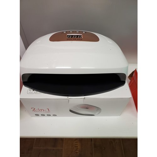 Atlantic Nail Supply SUN X8 MAX UV LED LAMP 57LED DOUBLE WHITE Atlantic Nail Supply SUN X8 MAX UV LED LAMP 57LED DOUBLE WHITE