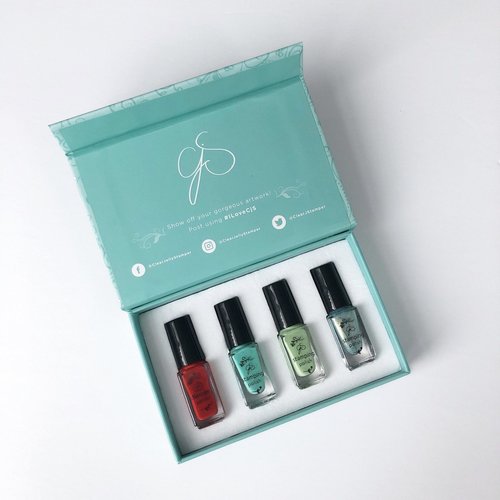Clear Jelly Stamper Canada Mini Polish Kit (4 Colors) Tropical Getaway