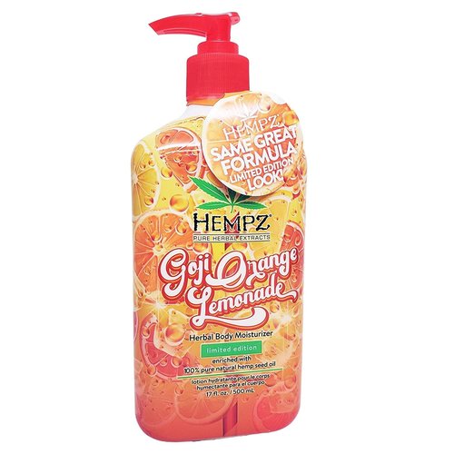 Hempz Hempz Hand Lotion 500ml Bottle Goji Orange Lemonade Moisturizer (Limited Edition) Hempz Hempz Hand Lotion 500ml Bottle Goji Orange Lemonade Moisturizer (Limited Edition)