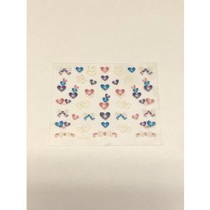 Nail Art Heart stickers HSC007