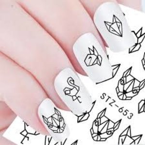 Nail Art Animal Water Decal STZ-653