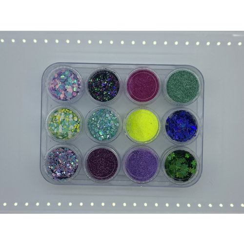 Glitter Bar 12 Spring Glitter Assortment Tray