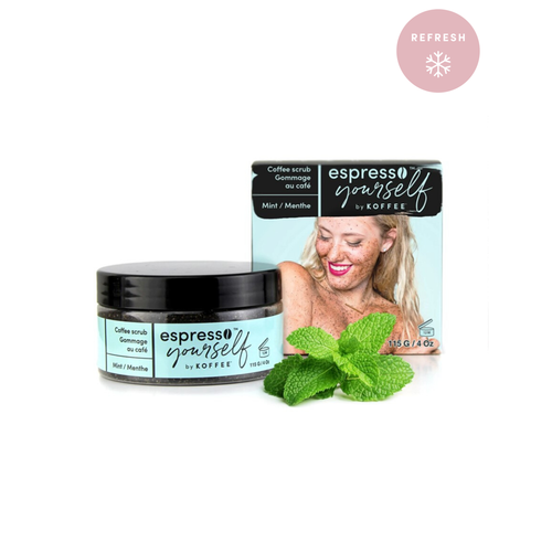 Koffee Beauty Natural Coffee Body Scrub- Mint Koffee Beauty Natural Coffee Body Scrub- Mint