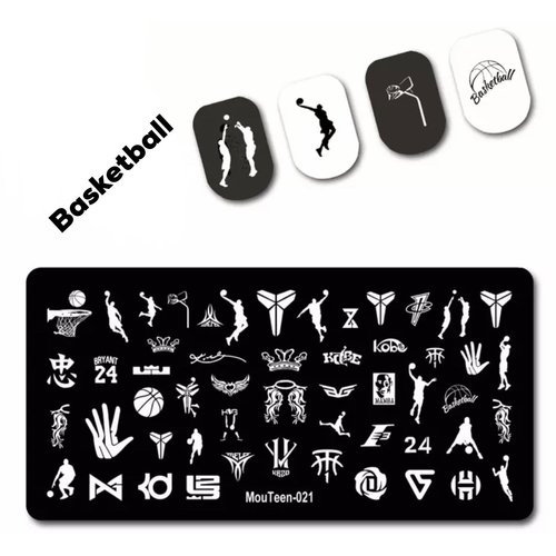 Nail Art Basketball Stamping Plate Nail Art Basketball Stamping Plate