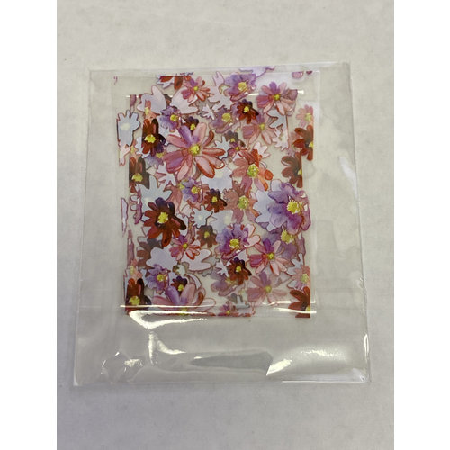 Nail Art Flower Foil Sheet (#19) Nail Art Flower Foil Sheet (#19)