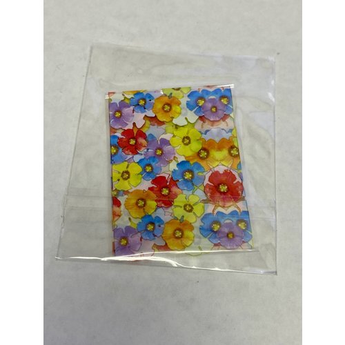 Nail Art Flower Foil Sheet (#27)