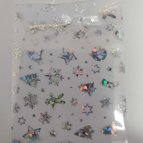 Nail Art Holo Christmas Foil 3 Nail Art Holo Christmas Foil 3