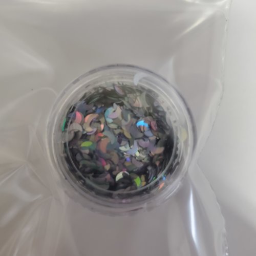 Nail Art Packaged Glitter Holo Moons Nail Art Packaged Glitter Holo Moons