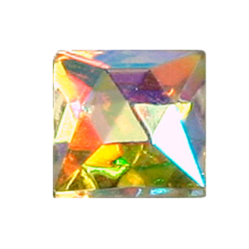 Preciosa Preciosa Square Crystal AB 3mm 3 Piece