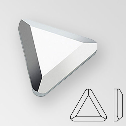 Preciosa Preciosa Triangle Crystal 6mm 3 Piece Preciosa Preciosa Triangle Crystal 6mm 3 Piece