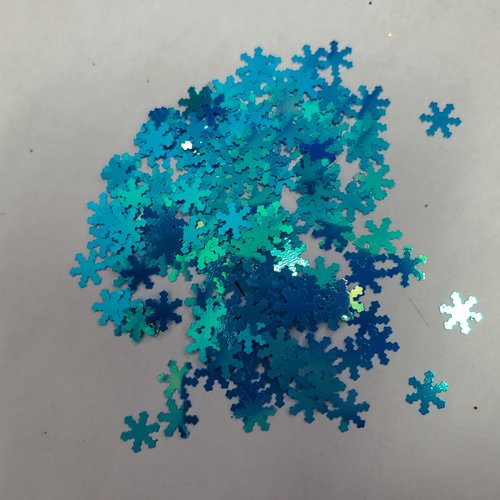 Nail Art Light Blue snowflakes Nail Art Light Blue snowflakes