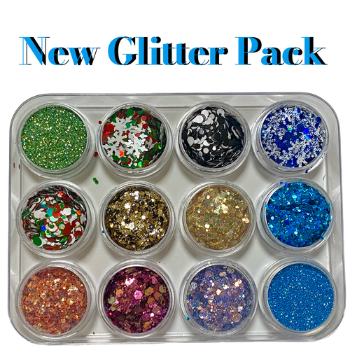 Glitter Bar Holiday 2021 12 Glitter Assortment Tray